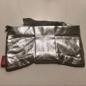 PINK VS metallic Wristlet